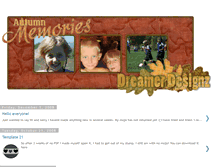 Tablet Screenshot of dreamerdesignz.blogspot.com