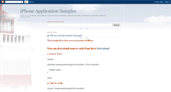Desktop Screenshot of iphoneapp-dev.blogspot.com