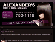 Tablet Screenshot of alexanderssalon.blogspot.com