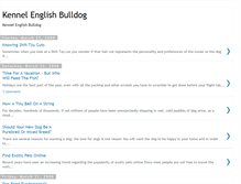 Tablet Screenshot of kennel-english-bulldog.blogspot.com