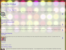 Tablet Screenshot of iliveforsnsglitter.blogspot.com