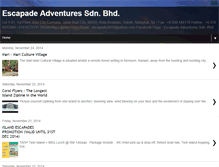 Tablet Screenshot of escapade-adventures.blogspot.com