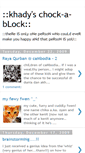 Mobile Screenshot of khadyschock-a-block.blogspot.com
