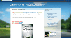 Desktop Screenshot of ministeriodelouvoradorar-te.blogspot.com