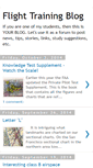 Mobile Screenshot of flighttrainingblog.blogspot.com