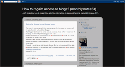 Desktop Screenshot of howtoregainblogs.blogspot.com