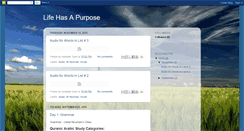 Desktop Screenshot of lifehasapurposeorg.blogspot.com