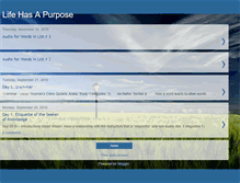 Tablet Screenshot of lifehasapurposeorg.blogspot.com