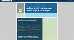 Desktop Screenshot of midland-credit-management.blogspot.com