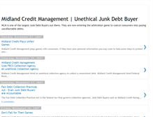 Tablet Screenshot of midland-credit-management.blogspot.com