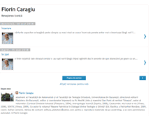 Tablet Screenshot of florincaragiu.blogspot.com