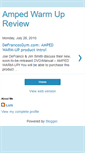 Mobile Screenshot of ampedwarmupreview.blogspot.com