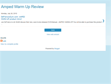 Tablet Screenshot of ampedwarmupreview.blogspot.com