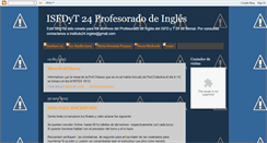 Desktop Screenshot of isfd24profesoradodeingles.blogspot.com