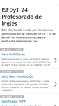 Mobile Screenshot of isfd24profesoradodeingles.blogspot.com