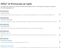 Tablet Screenshot of isfd24profesoradodeingles.blogspot.com