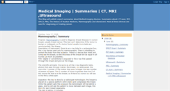 Desktop Screenshot of medicalimaging-summaries.blogspot.com