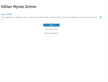 Tablet Screenshot of gillianwynnegrimm.blogspot.com