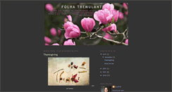 Desktop Screenshot of folhatremulante.blogspot.com