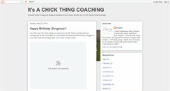 Desktop Screenshot of itsachickthing.blogspot.com