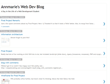 Tablet Screenshot of annmariewebdev.blogspot.com