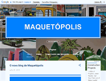 Tablet Screenshot of maquetopolis.blogspot.com
