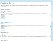 Tablet Screenshot of empiricalrabbit.blogspot.com