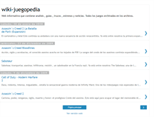 Tablet Screenshot of juegopedia.blogspot.com