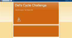 Desktop Screenshot of delscyclechallenge.blogspot.com