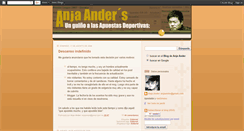 Desktop Screenshot of anjaander.blogspot.com