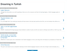 Tablet Screenshot of dreaminginturkish.blogspot.com