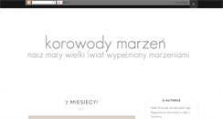 Desktop Screenshot of korowodymarzen.blogspot.com