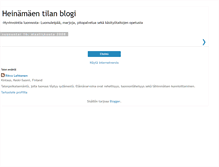 Tablet Screenshot of heinamaentila.blogspot.com