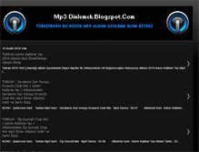Tablet Screenshot of mp3dinlemek.blogspot.com