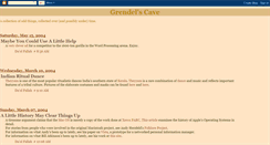 Desktop Screenshot of grendelscave.blogspot.com