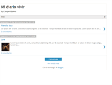 Tablet Screenshot of midiariovivir-compartidisimo.blogspot.com