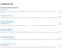 Tablet Screenshot of elephant-ear.blogspot.com