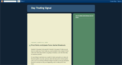 Desktop Screenshot of day-trading-signal.blogspot.com