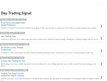 Tablet Screenshot of day-trading-signal.blogspot.com