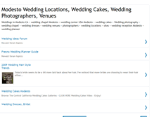 Tablet Screenshot of modesto-weddings.blogspot.com