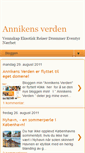 Mobile Screenshot of annikensverden.blogspot.com