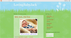 Desktop Screenshot of lovingbabyjack.blogspot.com