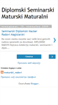 Mobile Screenshot of diplomski-seminarski-maturski-radovi.blogspot.com