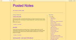 Desktop Screenshot of postednotes.blogspot.com