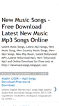 Mobile Screenshot of newmusicsongs.blogspot.com