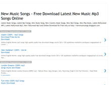 Tablet Screenshot of newmusicsongs.blogspot.com