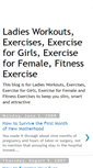 Mobile Screenshot of ladiesworkouts.blogspot.com