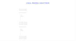 Desktop Screenshot of cellphone-solution1.blogspot.com