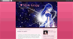 Desktop Screenshot of miss-grape.blogspot.com