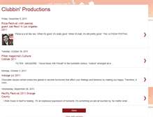 Tablet Screenshot of clubbinproductions.blogspot.com